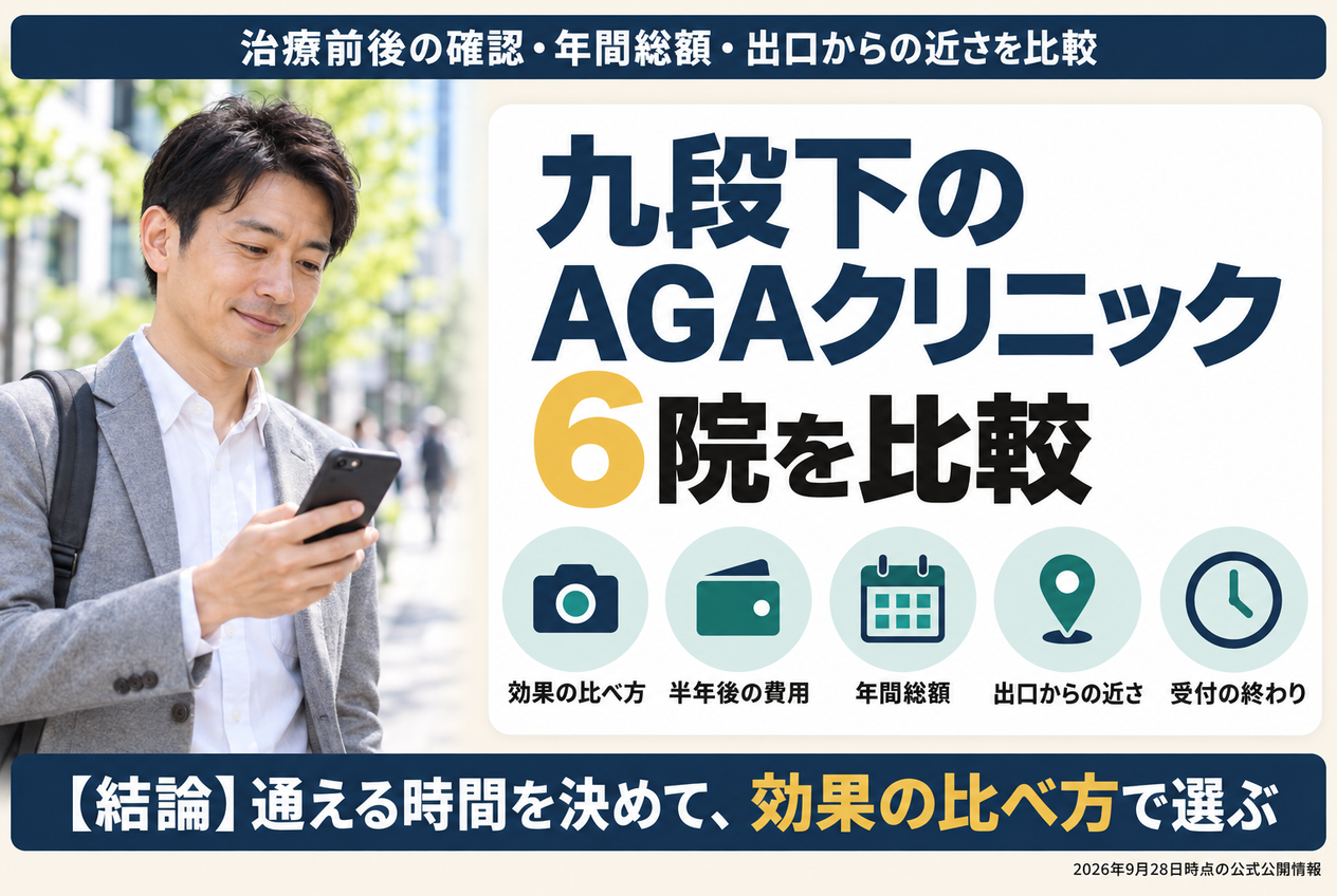 九段下 AGA おすすめ